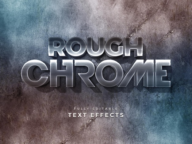 Genial estilo de efecto de texto 3d editable