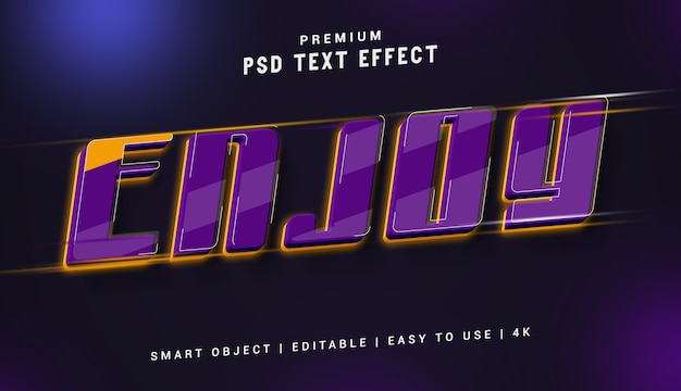 PSD genießen sie den premium text effect generator