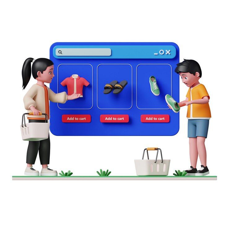 PSD des gens qui font des achats en ligne