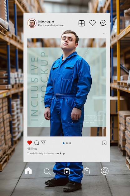 Les gens qui travaillent sur la maquette de poste