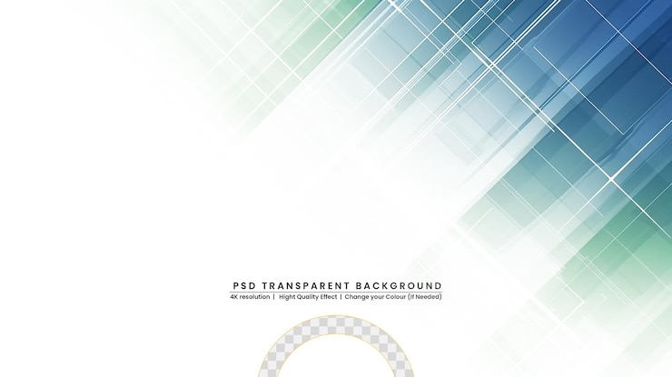 PSD geometria abstrata em fundo transparente