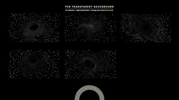 Géométrique Abstrait Sur Fond Transparent