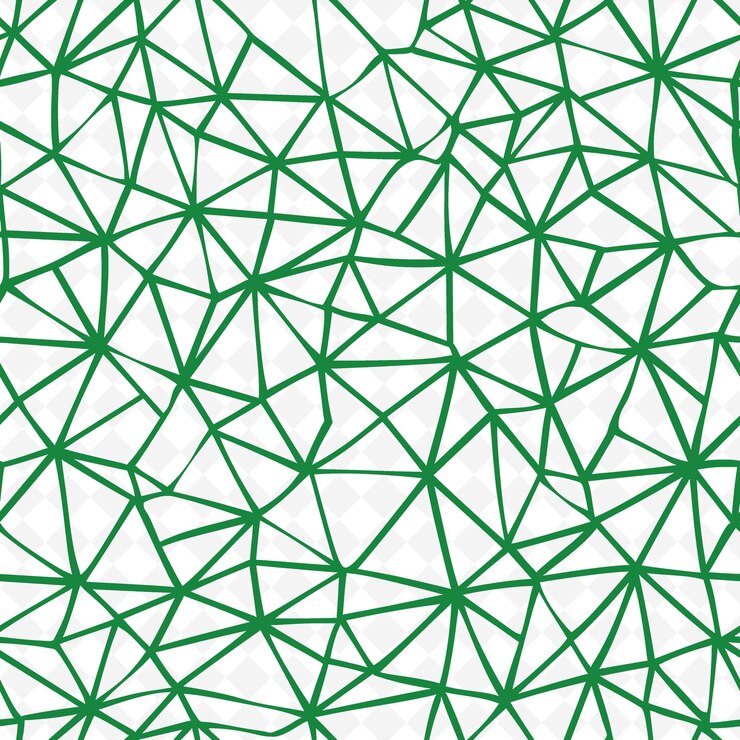 PSD geometrisches dreieckiges muster mit stern-ikonen und verbundener la natur inspirierte abstrakte konturkunst