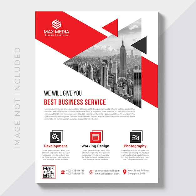 Geschäftsflyer
