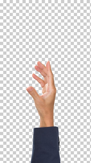 Geschäftsmann Hand isoliert