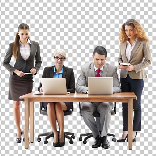 Geschäftsteam und Manager bei einem Treffen