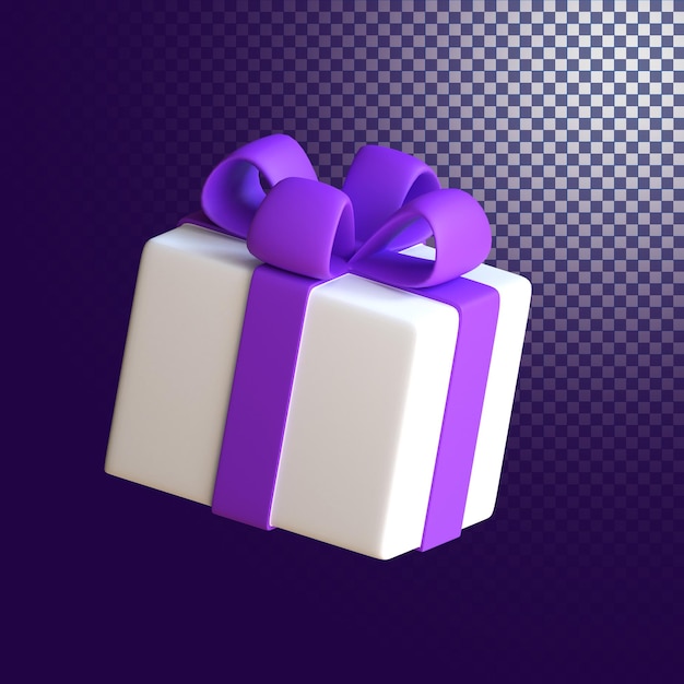 Geschenk-Symbol hochwertige 3d gerendert isoliert