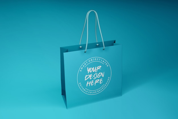 Geschenk Tasche Mockup