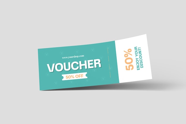 PSD geschenk-vouchers-mockup