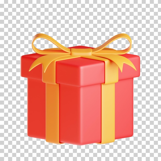 Geschenkbox 3D-Darstellung
