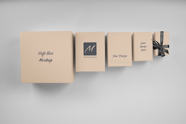 PSD geschenkbox-mockup-design