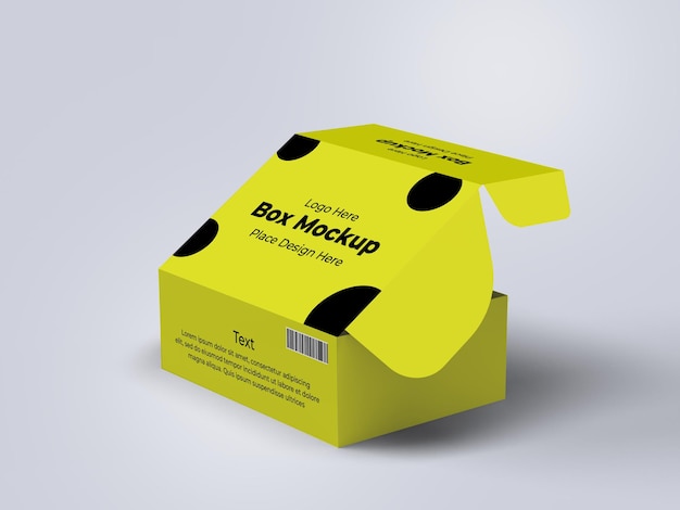 Geschenkbox Mockup Vorlage