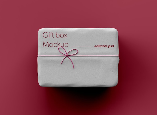 Geschenkbox-mockup