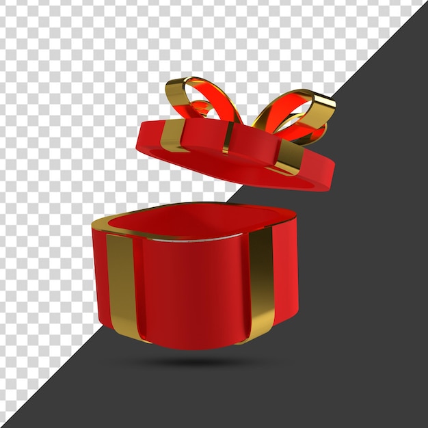 Geschenke 3D Farbe Rot PSD