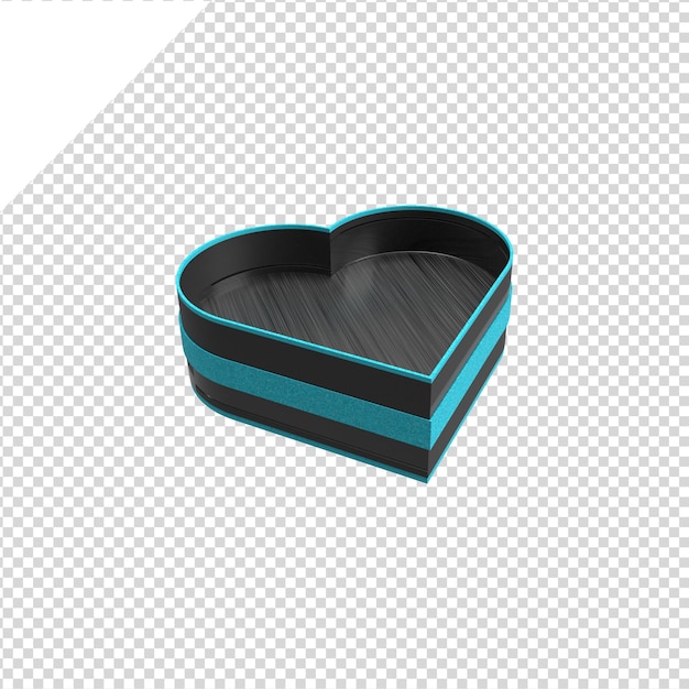 Geschenke 3d herz farbe cyan