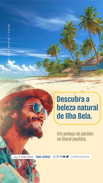 PSD geschichte agencia de viagem