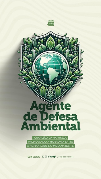 PSD geschichte von dia do agente de defesa ambiental 06 im februar