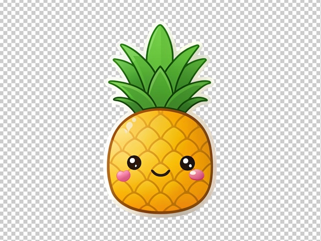 PSD geschnittene ananas