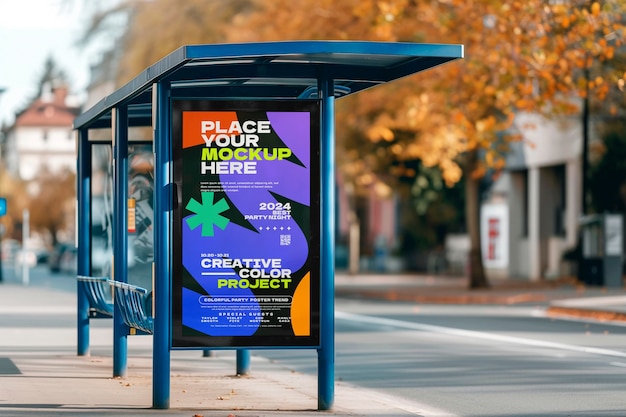 Gestaltung von Werbe-Display-Mockups