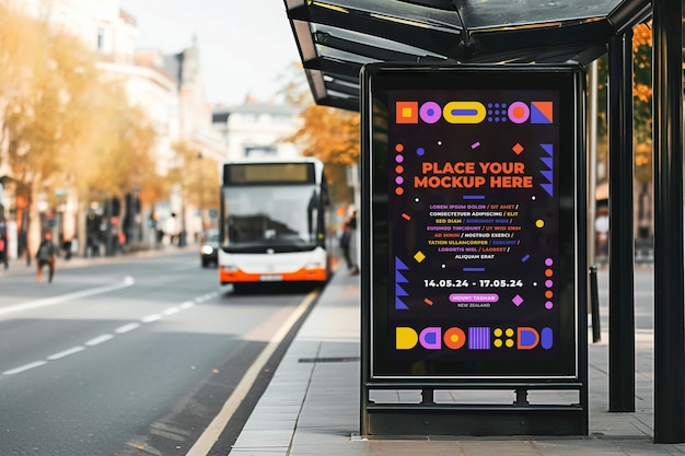 Gestaltung von Werbe-Display-Mockups