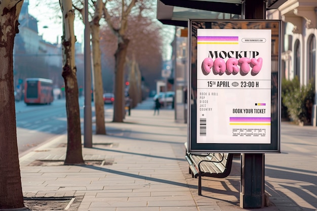 Gestaltung von Werbe-Display-Mockups