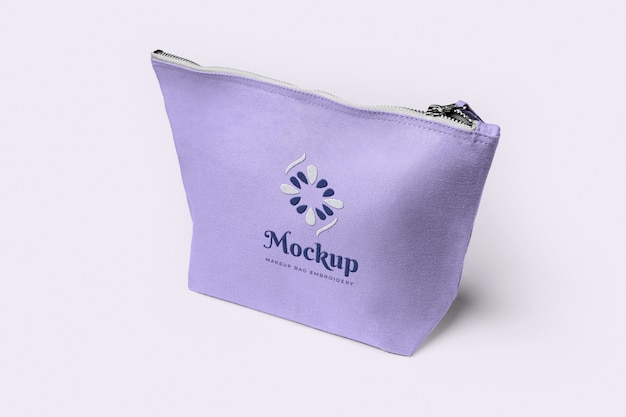 Gesticktes make-up-taschenmodell