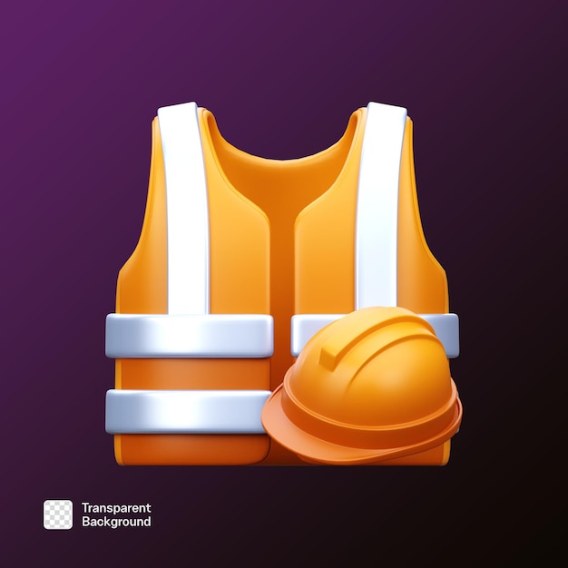 Gesto de la mano en el día del trabajo Ilustración 3D plantilla PNG