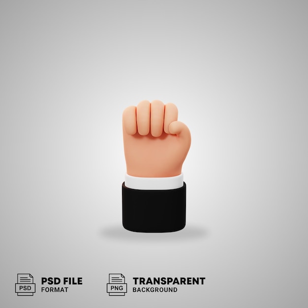 gestos con las manos icono 3d
