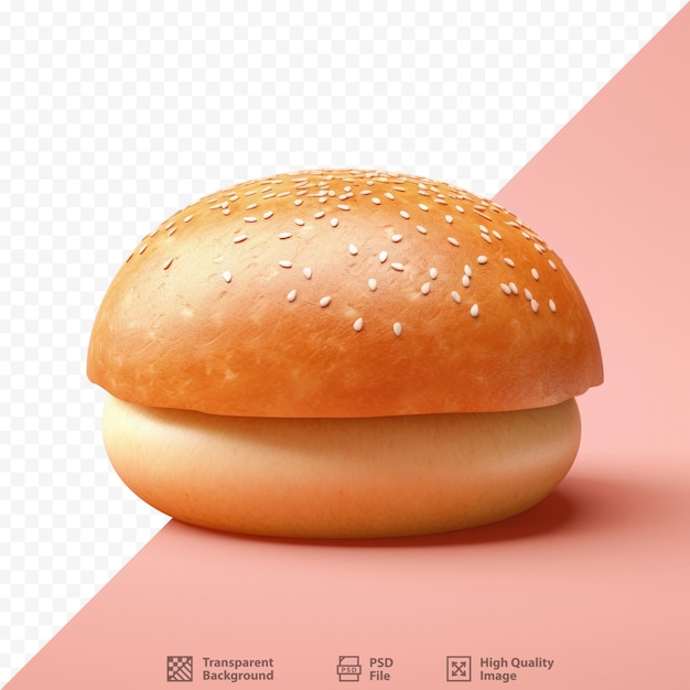 PSD getrenntes vollkorn-hamburgerbrötchen