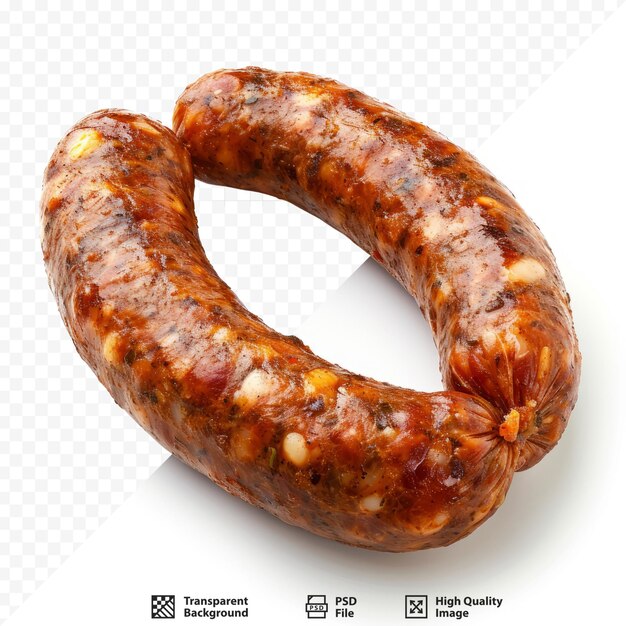 PSD gewürzte wurst isoliert