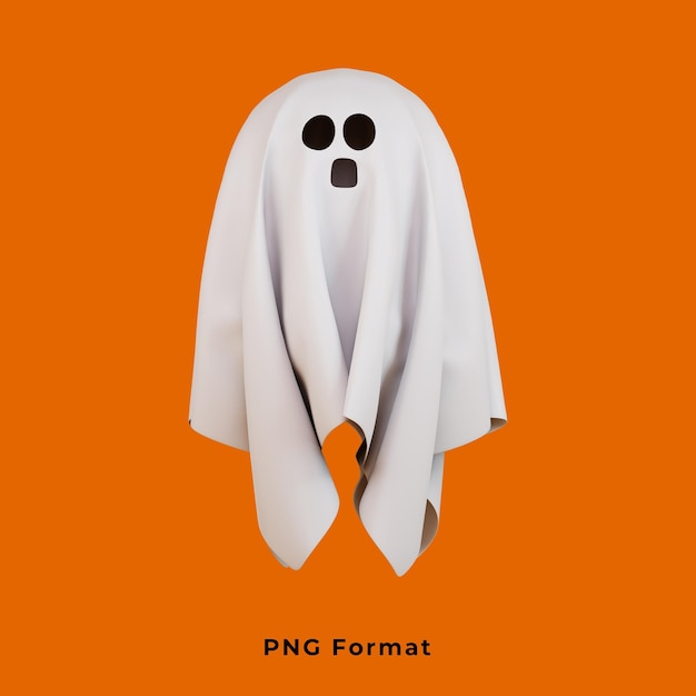 PSD ghost halloween auf png-hintergrund