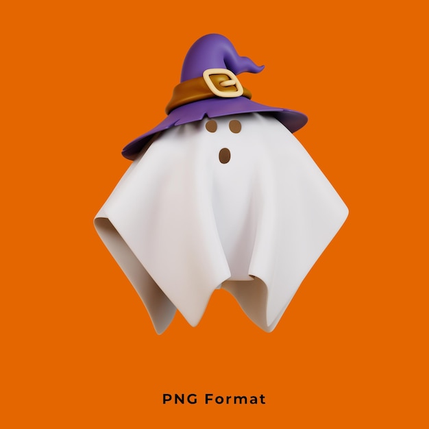 PSD ghost halloween em fundo png