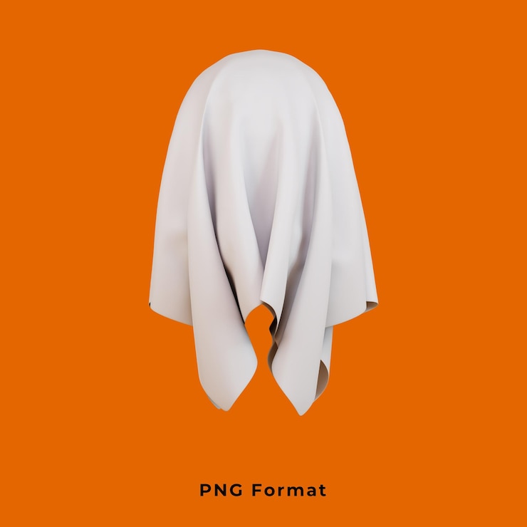 PSD ghost halloween en el fondo de png