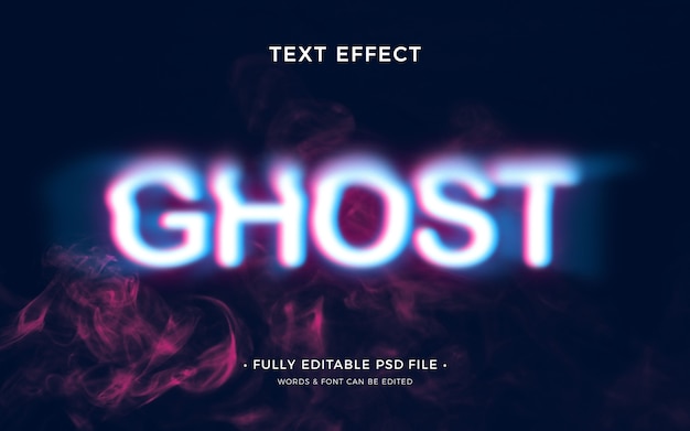 Ghost-text-effekt