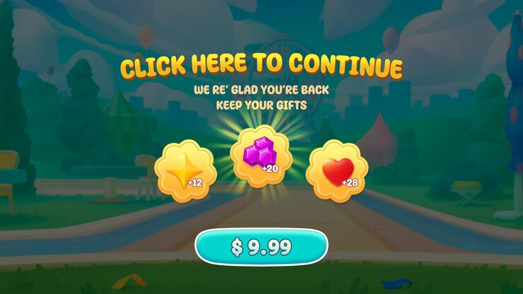 PSD gift screen