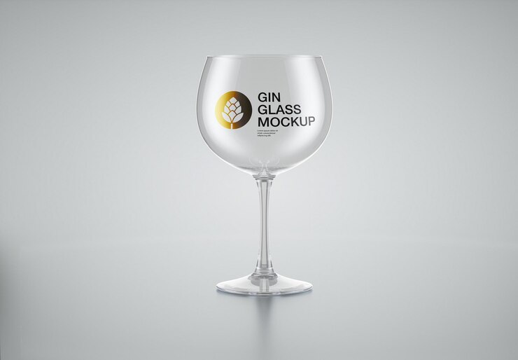 Gin Glass Mockup