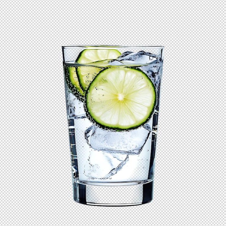 PSD ginebra y tónico con lima y hielo