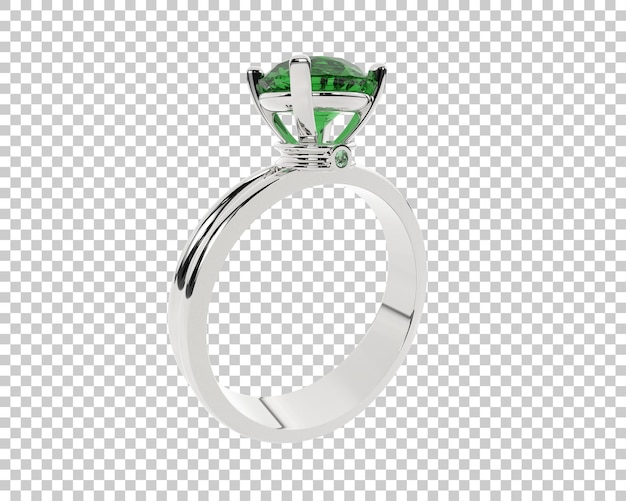 Gioielli isolati sullo sfondo illustrazione di rendering 3D