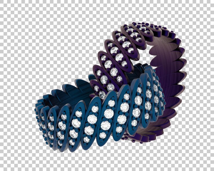 PSD gioielli isolati sullo sfondo illustrazione di rendering 3d