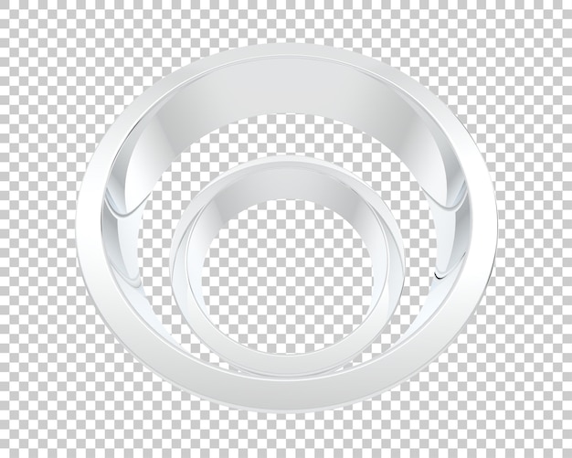 Gioielli isolati sullo sfondo illustrazione di rendering 3D
