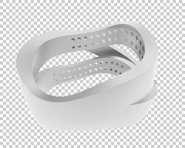 Gioielli su sfondo trasparente 3d rendering illustrazione