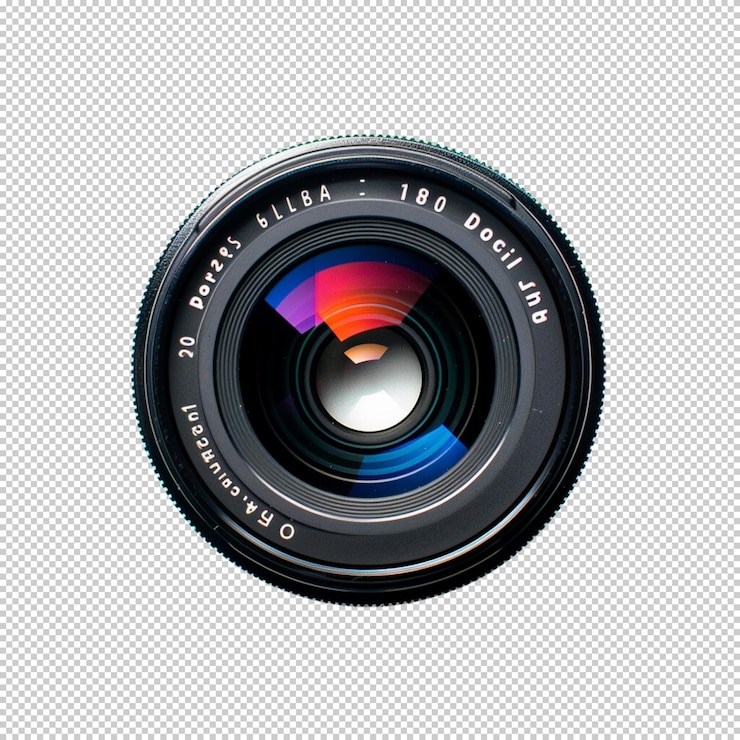 PSD giornata mondiale della fotografia fotocamera 3d isolata su sfondo trasparente