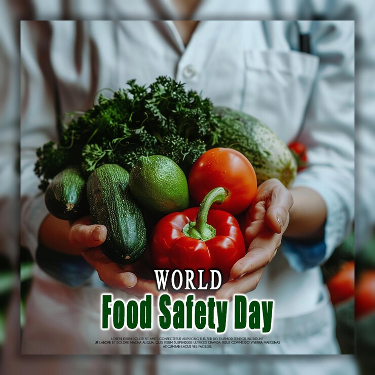PSD giornata mondiale per la sicurezza alimentare concetto di giornata mondiale per l'alimentazione giorno delle verdure sfondo