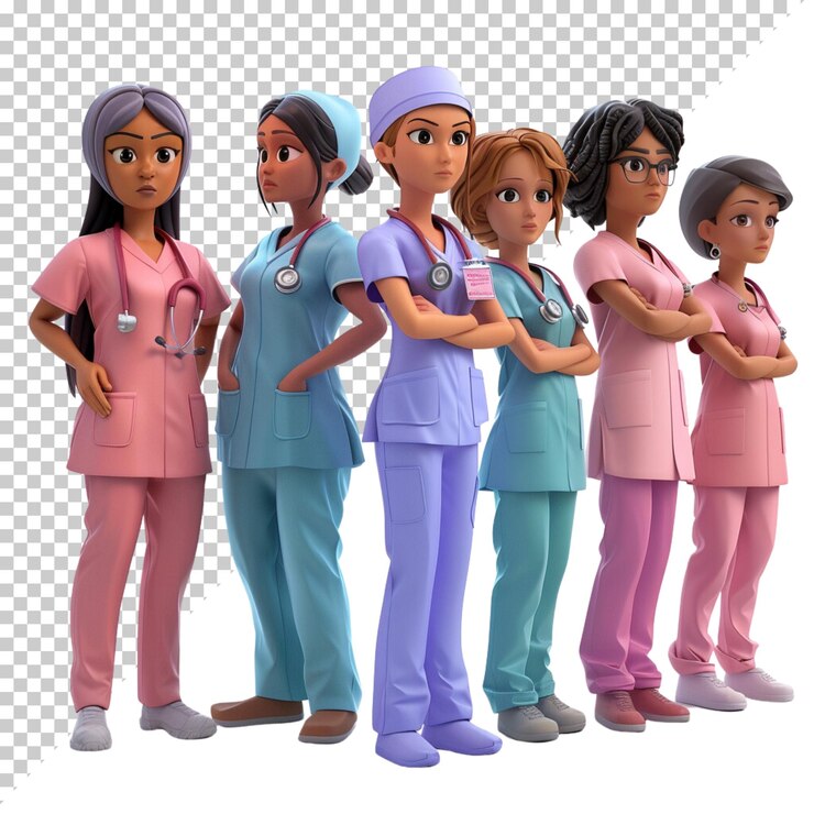PSD giornata nazionale dei medici giornata mondiale della salute stetoscopio medico cuore isolato su sfondo trasparente