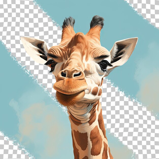 Une Girafe Souriante