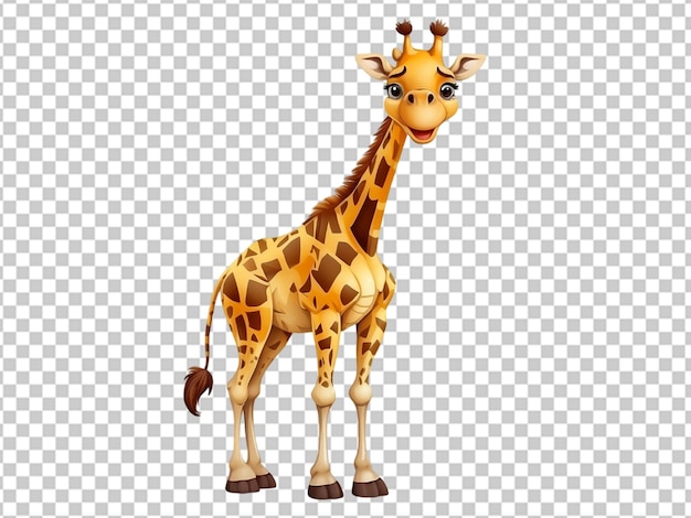 PSD giraffe cartoon 3d