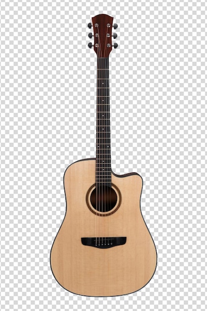 Gitarre mit transparentem hintergrund