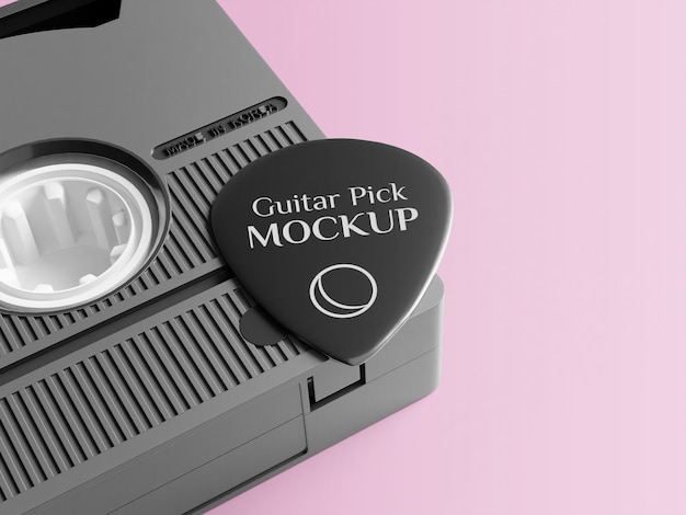 PSD gitarrenpick-mockup-design