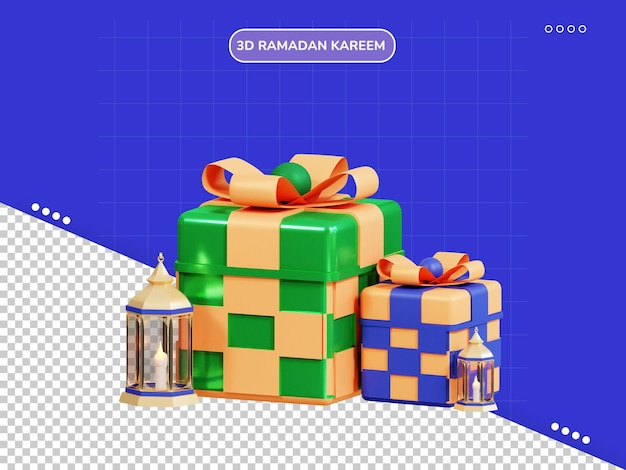 Gitfbox ramadan 3d-symbol