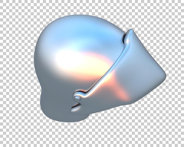 gladiator helmet isolated on background 3d rendering illustration